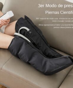 masajeador de piernas por compresión de aire con soporte completo para circulación y descanso