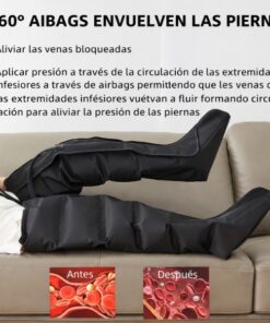 masajeador de piernas por aire para confort de piernas y recuperación después del entrenamiento