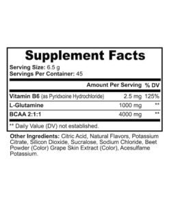 bcaa post workout powder dosage instructions