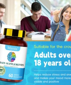 brain health supplement capsules created for memory focus and cognitive wellness routines in a simple daily format