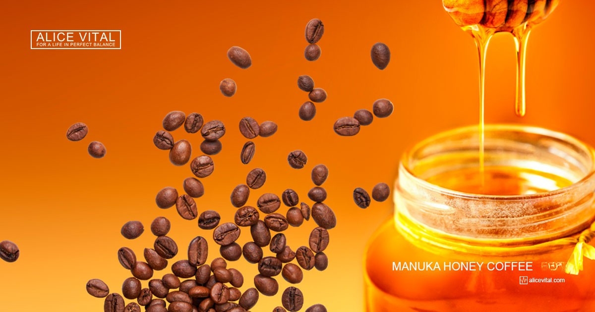 cold brew coffee with manuka honey