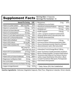 complete multivitamin with minerals supporting adult daily wellness energy balance and essential nutrition through easy morning capsules now