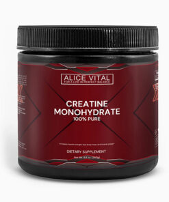 creatine for strength training with alicevital powder format supporting daily gym routines muscle performance and workout consistency habits