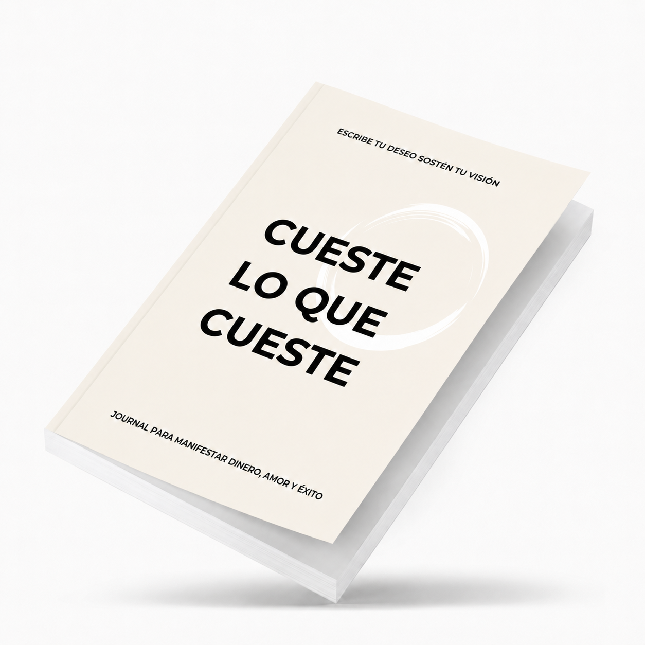 cueste lo que cueste diario de manifestación para gratitud y objetivos
