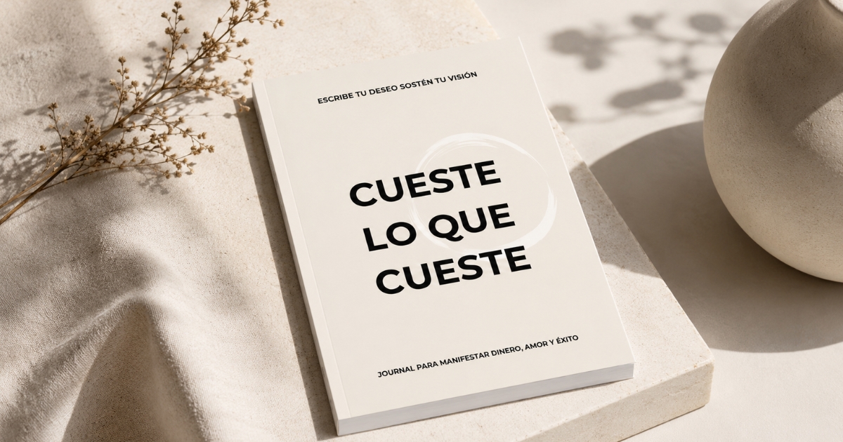 cueste lo que cueste, diario de manifestación para dinero, amor y éxito