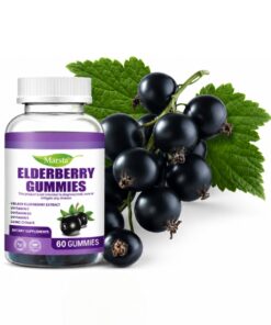 elderberry gummies daily immune support by alicevital serving view for a simple wellness ritual with meals for adult wellness and daily use