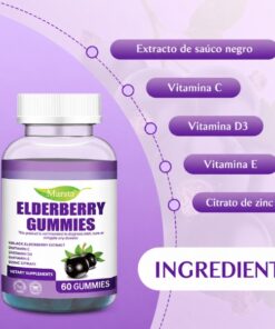 elderberry gummies con extracto de saúco negro para adultos alicevital y apoyo inmunitario en una rutina fácil de bienestar diario real útil