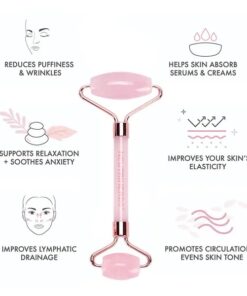 jade gua sha tool pink and green variants for face massage and alicevital skincare routines