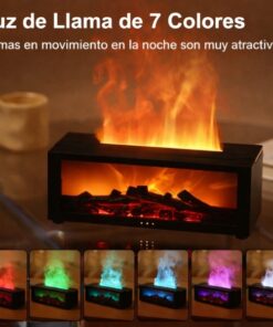 difusor efecto llama 3d de aromaterapia y led con efecto llama para crear una atmósfera cálida y relajante en casa