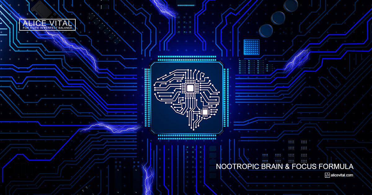 focus nootropic image for concentration support workday clarity and deep-work routines with alicevital supplements