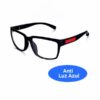 gafas luz azul retro tr90 color negro mate con diseño ligero para uso prolongado en ordenador y trabajo