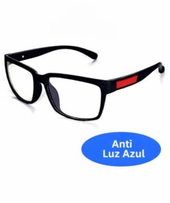 gafas luz azul retro tr90 color negro mate con diseño ligero para uso prolongado en ordenador y trabajo