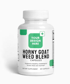 horny goat weed blend bottle for daily vitality libido support stamina and balanced wellness habits from alicevital capsules daily vitality