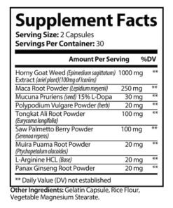horny goat weed blend for men designed for stamina libido support daily drive and balanced performance wellness habits daily vitality suppor