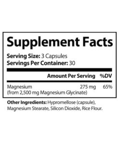 magnesium glycinate side effects guide for responsible supplement use label awareness and calm adult wellness routines