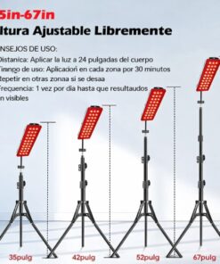 lámpara terapia luz roja utilizada en sofá durante una rutina de bienestar en casa enfocada en recuperación muscular descanso y relajación diaria