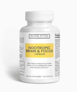 focus nootropic brain supplement in capsule format for mental clarity concentration support and daily cognitive performance routines
