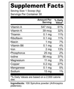 spirulina powder benefits image for organic spirulina wellness education green nutrition daily nutrient support and alicevital trusted focus