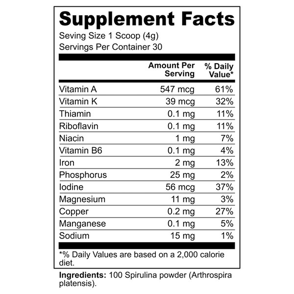 spirulina powder benefits image for organic spirulina wellness education green nutrition daily nutrient support and alicevital trusted focus
