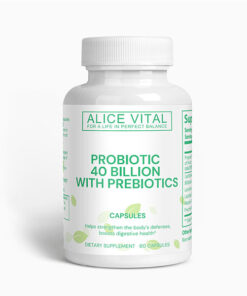 probiotic 40 billion daily gut balance capsules with prebiotics for digestive comfort gut balance microbiome wellness and daily routine by a