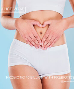 probiotic 40 billion wellness routine support with prebiotics for digestive comfort gut balance microbiome wellness and daily routine by ali