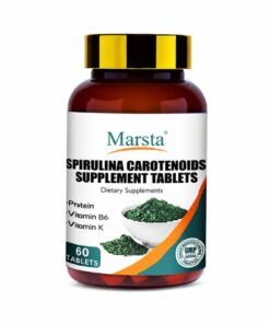 spirulina tablets bottle front for daily wellness support by alicevital