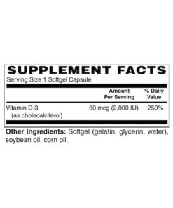 vitamin d3 2000 iu dosage guide for one softgel daily routine clear supplement use and responsible adult wellness support